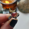 Size 6, Light Pink & Dark Pink Tourmaline