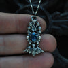 Pendant - Blue Star Sapphire, Upon Blue Starlight
