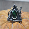 BLEMISHED - Size 8, Mini October House, Black Opal
