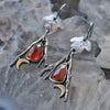 SALE Falling Leaves, Earring Pair