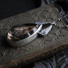 Pendant- Portraits Through the Garden Windows- Enamel Moth Painting