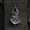 Pendant- Portraits Through the Garden Windows- Enamel Moth Painting