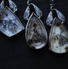 Pendant- Portraits Through the Garden Windows- Enamel Moth Painting