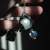 Snake Guardian - White Moonstone