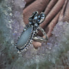 Size 5.75, Moonstone Winter Ribbons