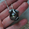 Snake Guardian - Smoky Quartz with Rainbows
