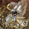 Size 8.5, Moon&Star SINGLE, Smoky Quartz