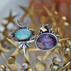Size 5.5, Moon&Star sets, Opal & Tourmaline Lepidolite