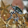Size 7.25, Moon&Star sets, Imperial Topaz & Serpentine
