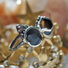 Size 13.25-13.5, Moon&Star sets, Black Sunstone & Phantom Quartz
