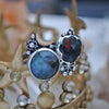 Size 7, Moon&Star sets, Emerald & Black Opal