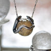 Snake Guardian - Smoky Quartz with Rainbows