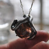 Snake Guardian - Smoky Quartz with Rainbows