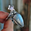 SIZE 7, CLOUD STARS, Blue Moonstone, Pearl Star