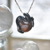Snake Guardian - Smoky Quartz with Strong Shimmer