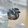 Snake Guardian - Smoky Quartz with Strong Shimmer
