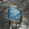 Size 7, Cloud Diviner Ring, Aquamarine