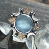 Size 6, Cloud Diviner Ring, Aquamarine