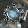 Size 6, Cloud Diviner Ring, Aquamarine