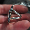 Size 6, Cloud Diviner Ring, Aquamarine