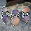 SIZE 7.25, Daydream, Purple Chalcedony, Morganite