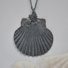 OOAK, Scallop Shell - with Barnacles