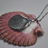 PRE-ORDER, Flat Scallop Shell, chain included