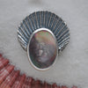 Size 8.25 - Crown of Shells - Rainbow Abalone