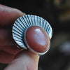 Size 8.5 - Seashell Enamel Moonstone