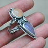 SIZE 9, Daydream, Peach Aventurine, Purple Chalcedony