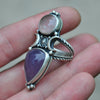 SIZE 7.25, Daydream, Purple Chalcedony, Morganite