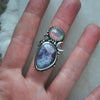 Size 7, Starlight, Opal and Tourmaline Quartz