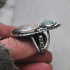 Size 8.5, Starshadow, Aquamarine and Super Seven Amethyst