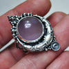 Size 10, Lunar Dew, Purple Chalcedony