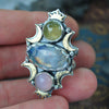 Size 9 + Imperial Moonrise, Heliodor, Pink Opal & Moonstone