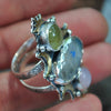 Size 9 + Imperial Moonrise, Heliodor, Pink Opal & Moonstone