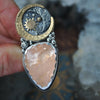 Size 8 + Cosmic Guide, Peach Morganite