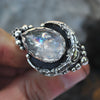 Size 6, Lunar Dew, Rainbow Quartz