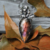 Size 8.5, Grave Flower with Labradorite
