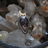 "One off", Size 10, Moon&Star ring, Lepdiolite