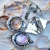 Size 7.25, Ocean Oracle, Honey Topaz