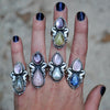 Size 5, Sea Horse Queen, Lepidolite & Aquamarine