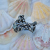 Size 7.5, Tidal Tower, Clear Rainbow Topaz