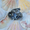 Size 7.5, Tidal Tower, Clear Rainbow Topaz