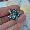 Size 7.5, Tidal Tower, Clear Rainbow Topaz