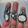 Size 6.5, Sea Castles, Chalcedony Druzy
