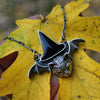'Tis Near Halloween! Pendant, Obsidian