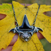 'Tis Near Halloween! Pendant, Obsidian