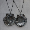 PRE-ORDER - CHOOSE with or without moon - Scallop Shell Pendants