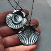 PRE-ORDER - CHOOSE with or without moon - Scallop Shell Pendants